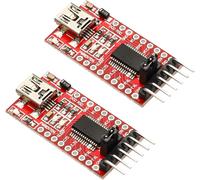 3.3V 5.5V FTDI Adaptateur Convertisseur FT232RL USB à TTL Serial,Adaptateur Compatible avec FT232RL,FT232RL USB à TTL Serial Module Convertisseur USB vers TTL pour Mini Ports Arduino