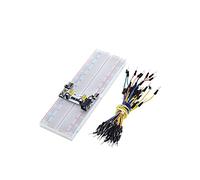 3,3V/5V MB102 Module de Puissance Installation expérimentale MB102 830 Points Prototype BREADBOARD réglé 65 Fils de Liaison,MB102 White KIT