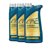 Antigel Concentré Mannol AG13 40°C 1 Litre Jaune