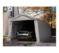 TOOLPORT 3,3x6,0 m, Tente garage, PRIMEtex 2300, H. 2,1 m, gris, avec statique (type de sol : terre) - (49682)