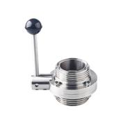 3/4" 1" 1-1/4" 1-1/2" 2" 3" SMS Vanne À Filetage Mâle Vannes En Acier Inoxydable(Male Thread 84.5mm)