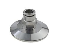 3/4" 1.5" Tri Clamp to 6-16mm Quick Connect Adapter, SS304 Stainless Steel Pneumatic Water/Gas Fitting(Direct-TC25.4mm,14mm)