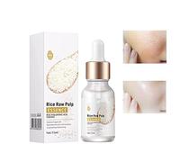 3/4/5PCS Crema De Arroz Para La Piel De Cara Y Cerrar Los Poros Quitar Manchas, Crema De Arroz Para Blanquear La Piel, White Rice Serum for Face, Deep Moisturizing Nourish Facial Serum Essence (5 PCS)