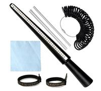 3/4/6/7 Pièces Anneaux Sizer Outil De Mesure Ensemble Jauges Doigt Mandrin Outil Pour Bijoux Dimensionnement Mesure Doigt Taille Jauge