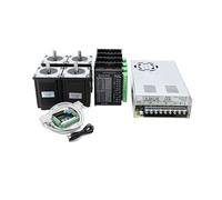 3 4 Axis Kit CNC Nema 23 2.2N 82mm Stepper Motor Driver TB6600 DM542 DM556 USB LPT mach3 Controller + 350W 36V power PSU(4Sets With DB25 Card,DM542 Driver)