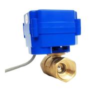 3/4" Brass electric ball valve, DC12V electric motorized valve with 2/3/5 Wires, DN20 electric motor vlave for HVAC(CR05)
