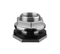 3/4" BSP Female Thread SUS304 Pipe Single Loose Key Swivel Fitting Nut Water Tank Jointer Connector YZWRWRMKTB
