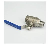 3/4" BSPT Female to Male 304 Stainless Steel 2-Piece Type Ball Valve Full Port Water Steam 2.5Mpa