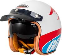 3/4 Casco Jet Capacete Moto Vintage Con Gafas Capa Forro Cómodo Cascos Jet Homologado Dot/ECE Casco Mezzo Cascos Moto Adecuado Para Adulto Hombre Mujer Casco Moto Vintage 2,XL
