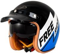 3/4 Casco Jet Capacete Moto Vintage Con Gafas Capa Forro Cómodo Cascos Jet Homologado Dot/ECE Casco Mezzo Cascos Moto Adecuado Para Adulto Hombre Mujer Casco Moto Vintage 4,M