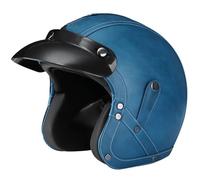 3/4 Casque Demi TêTe Dot/ECE Homologué, Demi Casque Mobylette Vintage, Casque Scooter avec VisièRe Solaire, VéLo Scooter éQuitation Cruiser Scooter B, XL: 61~62CM