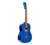 3/4 Classique Guitare Avec Table en Linden, Bleu