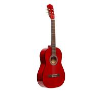 3/4 Classique Guitare Avec Table en Linden, Rouge