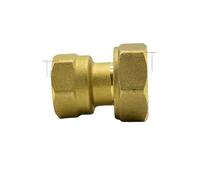 3/4" Female to 1/2" Female Brass Union Pipe Fitting Water Gas Oil For Water Meter