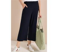 3/4 High Waist Wide Leg Pantalon Loose Fit