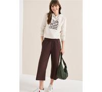 3/4 High Waist Wide Leg Pantalon Loose Fit