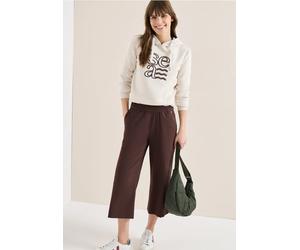 3/4 High Waist Wide Leg Pantalon Loose Fit