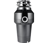 3/4 HP Élimination des déchets Broyeur à 6 étages 560W Élimination des déchets alimentaires avec fiche d'alimentation pour la cuisine, 1,2 l 4000 tr / min Super silencieux, gris