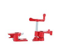 3/4 Inch Pipe Clamp | Vertical Woodworking Quick Clamp Fixture for Cabinets/Furniture/Stone | Hand - Cranked Adjustable Clamp with Galvanized Screw