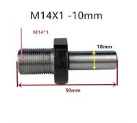 3/4 Jaws Steel Wood Tour Tour Chuck 50mm 63mm Manuel Manuel Chuck Soirée d'auto-centrage Tour de bois en métal(8mm adapter A)