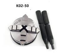 3/4 Jaws Steel Wood Tour Tour Chuck 50mm 63mm Manuel Manuel Chuck Soirée d'auto-centrage Tour de bois en métal(K0-25)