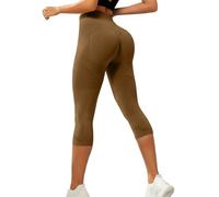 3/4 Leggings Anti Cellulite 3D Femme, Legging Anti-Cellulite à Compression 3 D, Minceur Taille Haute sans Couture, Pantalon de Sport Yoga Fitness Push-Up