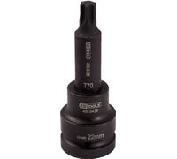 KS TOOLS 3/4" Douilles à chocs Torx, longues, T70