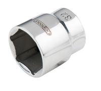 3/4" Llave de vaso hexagonal STAINLESS STEEL, 17 mm
