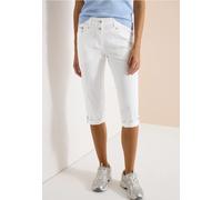 3/4 Mid Waist Slim Leg pantalon avec turn