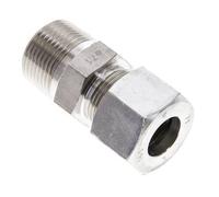 3/4'' NPT mâle x 16S Anneau de coupe droit en acier inoxydable 400 Bar DIN 2353