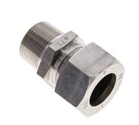 3/4'' NPT mâle x 22L Anneau de coupe droit en acier inoxydable 160 Bar DIN 2353