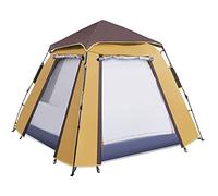 3-4 Person Camping Tent Automatic Pop-up Instant Tent, Double Layer Ventilation Rainproof and Sun Protection for Hiking Travel Outdoor Activities