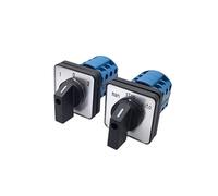 3/4 Position 12Terminals Rotary Cam Changeover Switch 500V 20A LW28-20 NWPNLXEA(4P 12T 0123)