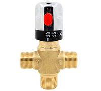 3/4 pouce - Vanne thermostatique 3 voies mitigeur douche thermostatique pour cuisine douchette solar baignoire