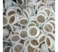 3/4 pour tuyau de lave-glace BSP avec maille métallique pour robinet de douche, lave-vaisselle et raccords de robinet (blanc)