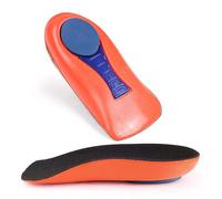 3/4 Semelles de Soutien de la Voûte Plantaire pour Pieds Plats Fasciite Plantaire Attelles de Tibia Névrome de Morton Pronation Oignons Eperons de Talon Métatarsalgie Douleur au Pied S