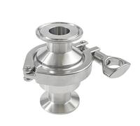 3/4" To 2" Tri Clamp Check Valve, SS304/316L Stainless Steel Sanitary One-Way Flow, Vertical Installation(OD19 Ferrule 25.2,SUS316L)