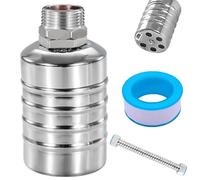 3/4" Vanne à Flotteur Automatique, Valve de Contrôle du Niveau D'Eau en Acier Inoxydable 304, Vanne Piscine, Robinet Flotteur 3/4" pour Réservoirs D'Eau, Piscines, Tours D'Eau
