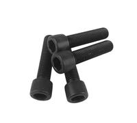 3-40 pièces M3/M4 acier au carbone à haute résistance 12.9 vis mécaniques à tête cylindrique et douille hexagonale à filet complet, M4x20mm