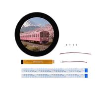 3.4inch DSI Round Capacitive Touch LCD, 800 x 800 Resolution, IPS Display Panel, 10-Point Touch, Compatible with Raspberry Pi5/4B/3B+/CM5/CM4/CM3+/CM3/ESP32-P4/RK3576, etc.