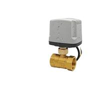 3-4s Quick-open Electric Ball Valve Brass Female Thread Motorized 2-port Valve For cut off or connect the medium in the pipeline(NORMALLY CLOSED_12VDC_CR04K)