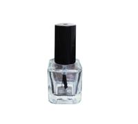 3/5/10/15ml Bouteille en Verre Vide Vernis Transparent Portable UV Gel Conteneur Rempli Boîte de Rangement Carré Rond Tube de Maquillage Ongles Kit Acrylique Ensemble, rouge, Beauté de masse