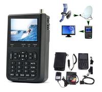 3.5 ""DVB-S FTA numérique mesureur satellite finder par satellite TV par satellite récepteur Satlink WS-6906