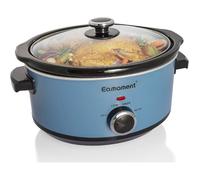 3,5 L|200 W Slow Cooker Avec 3 Niveaux De Chauffage Et Indicateur De Puissance,Passe Au Lave-Vaisselle Et Avec Poignées De Transpo