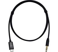 3.5 mm Gold Plated 3 Pole Male to Micro USB Male Audio Cable for Car AUX Compatible with Galaxy S3 i9300 S2 i9100 i9220 (1 m/3.3 ft)