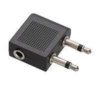 3,5 mm Stéréo Jack Femelle vers Double Mono Fiches Avion Adaptateur