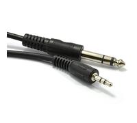 3,5 mm Stéréo Jack Fiche vers 6,35 mm TRS Balancé Fiche câble 1,8 m [1.8 mètre/1,8m]