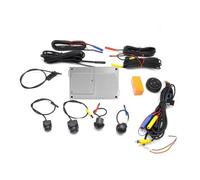 3.5D 4K Universel Voiture HD Système Vue Surround 360 Degrés Conduite avec Système Vue D'oiseau 4 Ch Caméra Voiture AHD 1080P DVR Caméra Arrière(32G)