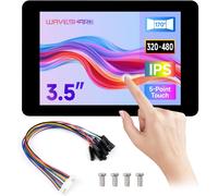 3.5Inch Capacitive Touch Display (F) For Raspberry Pi,Ips Panel,320X480 Resolution,5-Point Touch,Immersion Gold Process,Toughened Glass Panel