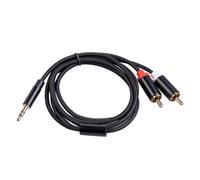 3.5mm Câble Audio Stéréo À 2RCA Câble Audio Auxiliaire 2 RCA Y Adaptateur pour DVD TV MAGNÉTOSCOPE Pour Casque Amplificateur Haut-Parleur Jack